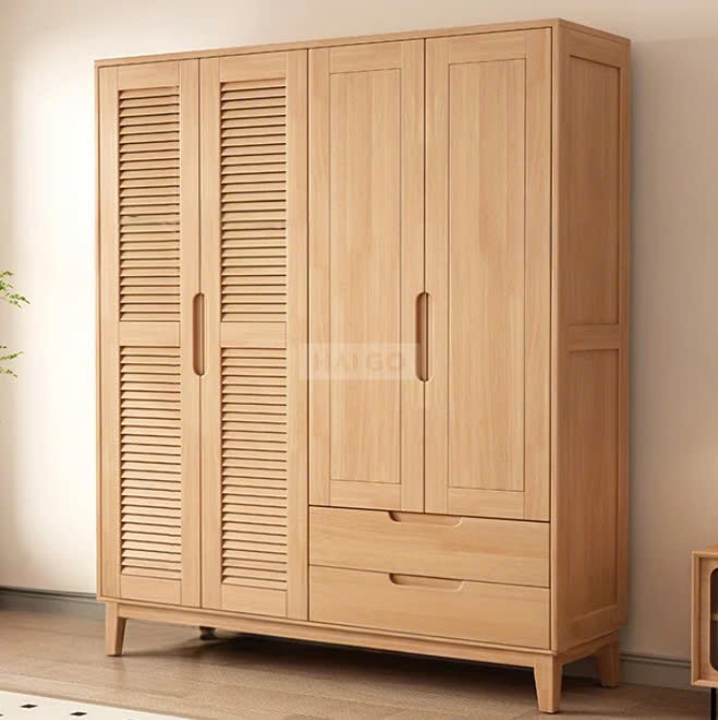Tủ Quần Áo Gỗ Tự Nhiên Cao Cấp - Ảnh 2