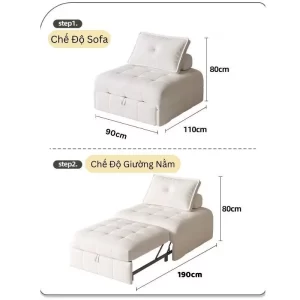 Alternative view of Ghế sofa giường gấp